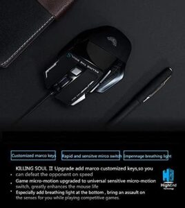 AULA S12 BLACK WiRED USB RGB GAMiNG MoUSE 4