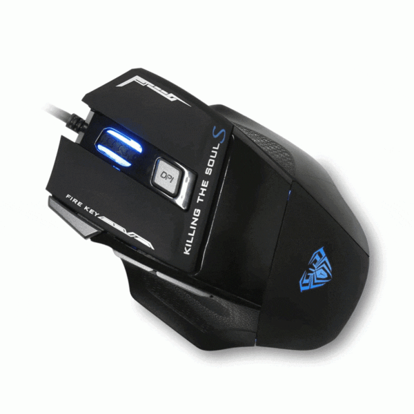 AULA S12 BLACK WiRED USB RGB GAMiNG MoUSE 6