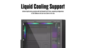 BOOST CHEETAH Pro GAMiNG PC CASE BLACK WiTH 3 RGB FAN 10