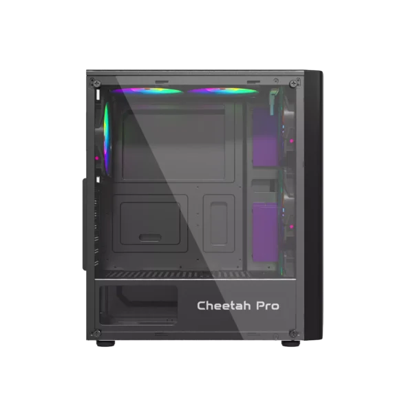 BOOST CHEETAH Pro GAMiNG PC CASE BLACK WiTH 3 RGB FAN 2