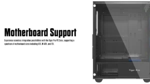 BOOST TiGER Pro GAMiNG PC CASE BLACK WITH 3 RGB FAN 7