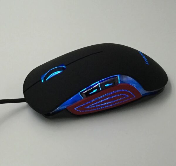 I-ROCKS IM6 WiRED USB RGB GAMiNG MoUSE BLACK WINGs BATTLE 11