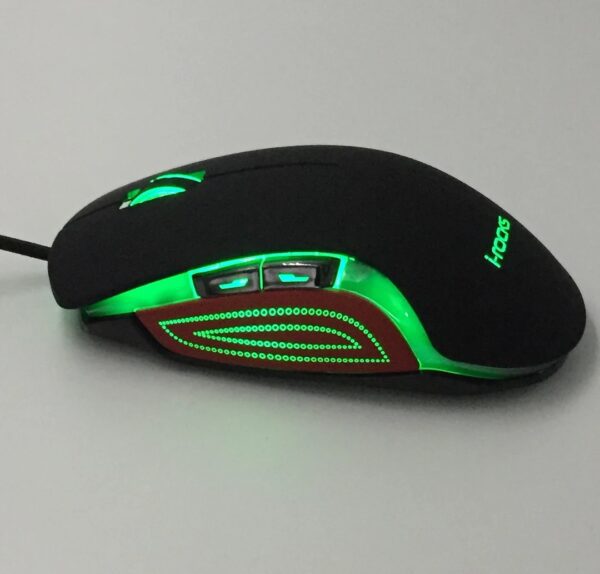 I-ROCKS IM6 WiRED USB RGB GAMiNG MoUSE BLACK WINGs BATTLE 12