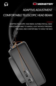 MONSTER AiRMARS N5 RGB USB GAMiNG HEADPHONES 7.1 SURROUND 5