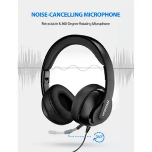 MPOW BH224A WiRED USB CALLiNG HEADPHONE NOiSE CANCELING MiC 3