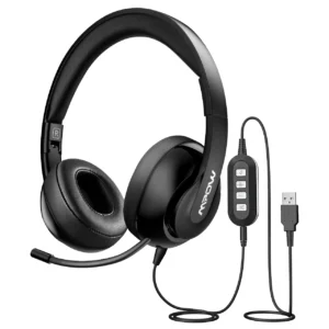 MPOW BH224A WiRED USB CALLiNG HEADPHONE NOiSE CANCELING MiC