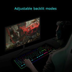 HP GK520 RGB MECHANiCAL GAMiNG KEYBOARD WiTH BLUE SWiTCH 7