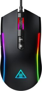 EKSA EM110 USB RGB GAMiNG MOUSE 8000 DPI 7 PROGRAMMABLE MiCE