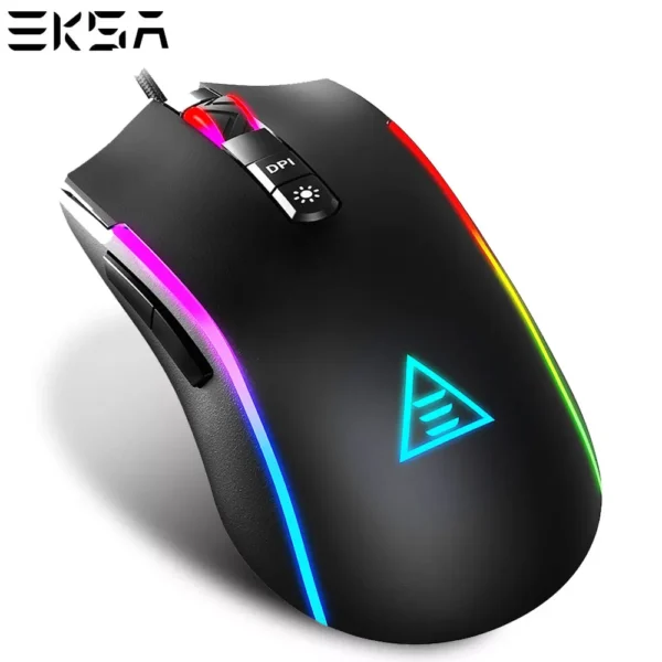EKSA EM110 USB RGB GAMiNG MOUSE 8000 DPI 7 PROGRAMMABLE MiCE 15