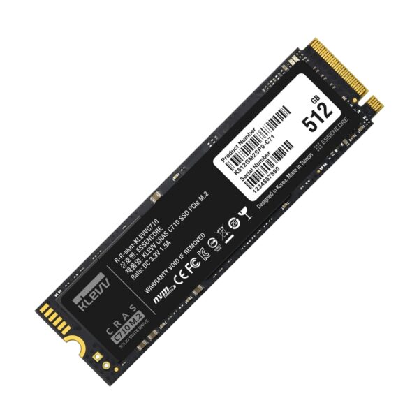 KLevv CRAS C710 512GB 2280 NVMe M.2 SSD (1 YEAR WARRANTY) 1011 (4)