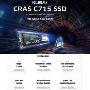 KLevv CRAS C715 512GB 2280 NVMe M.2 SSD (1 YEAR WARRANTY) 1 (6)