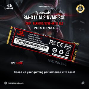 REDRAGON DRAGON KNIGHT 512GB 2280 NVMe M.2 SSD WITH WARRANTY 11 (3)