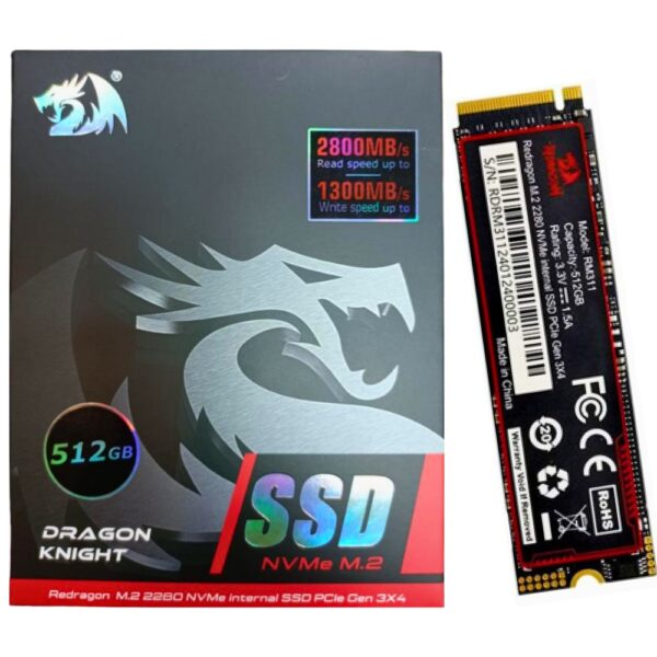 REDRAGON DRAGON KNIGHT 512GB 2280 NVMe M.2 SSD WITH WARRANTY 11 (5)