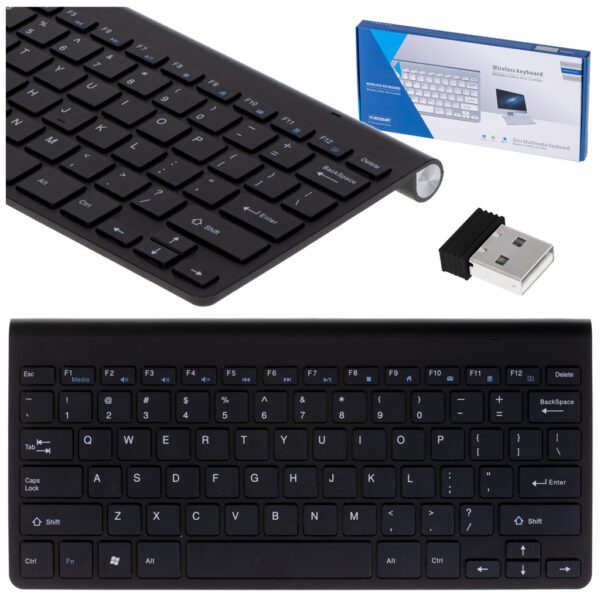 APLiC WiRELESS 2.4G MULTIMEDIA KEYBOARD ULTRA THiN PORTABLE 5