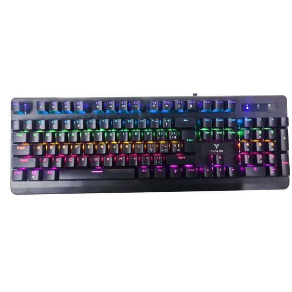 AVALON STRONGHOLD RGB GAMiNG KEYBOARd MECHANiCAL BLUE SWiTCH 1