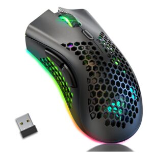 BENGOO KM-1 WiRELESS 2.4G GAMiNG MOUSE RGB RECHARGEABLE MiCE 14