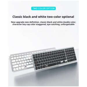 FD K602T DUAL MODE WiRELESS, BLUETOOTH KEYBOARD RECHARGEABLE 8