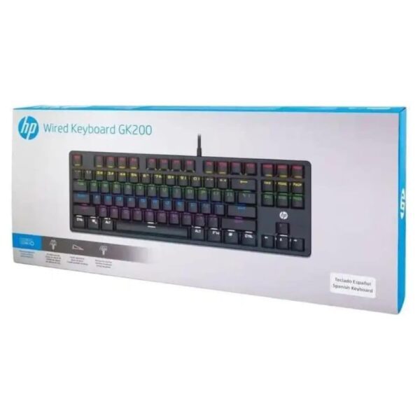 HP GK200 RGB MECHANICAL GAMiNG KEYBOARd WiTH BLUE SWiTCH 13