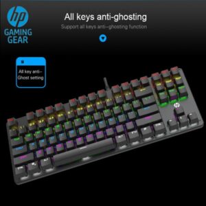 HP GK200 RGB MECHANICAL GAMiNG KEYBOARd WiTH BLUE SWiTCH 9