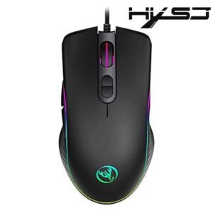 HXSJ A867 USB RGB GAMiNG MOUSE 6400 DPI PROGRAMMABLE MiCE 101