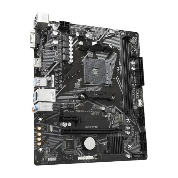 A520 AMD RYZEN MoTHERBOARD GiGABYTE A520M K V2 MiCRO ATX 2