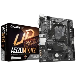 A520 AMD RYZEN MoTHERBOARD GiGABYTE A520M K V2 MiCRO ATX