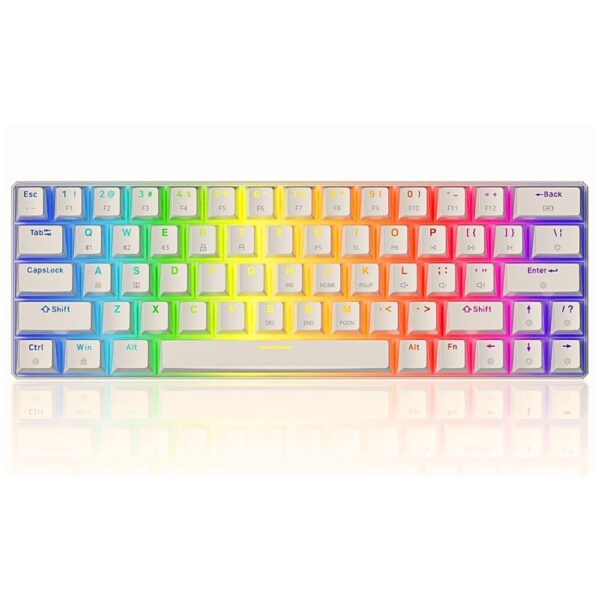 TEZARRE TK-63 Pro RGB WiRELESS MECHANiCAL GAMiNG KEYBOARD CW 1044