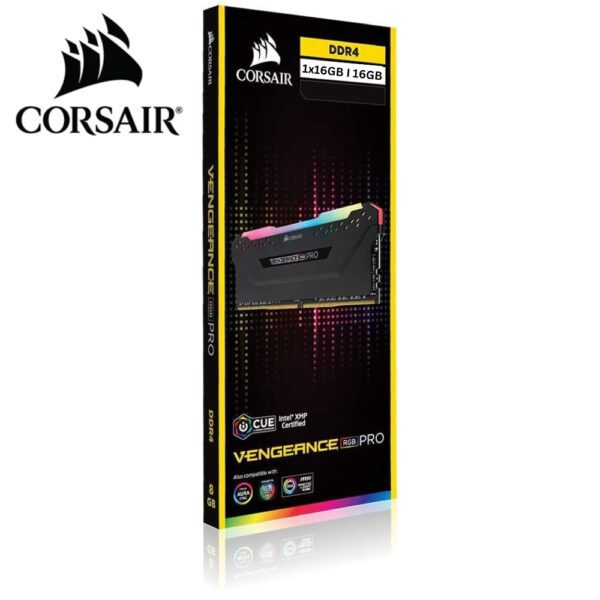 16GB DDR4 RAM 3600Mhz CORSAiR VENGEANCE RGB PRO BLACK GAMiNG 111