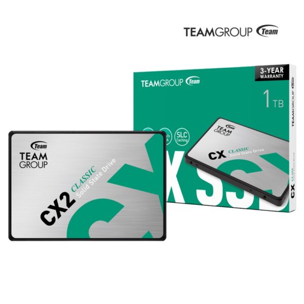 1TB SSD TEAMGROUP CX2 2.5 SATA III NEW WiTH 1 YEAR WARRANTY 102