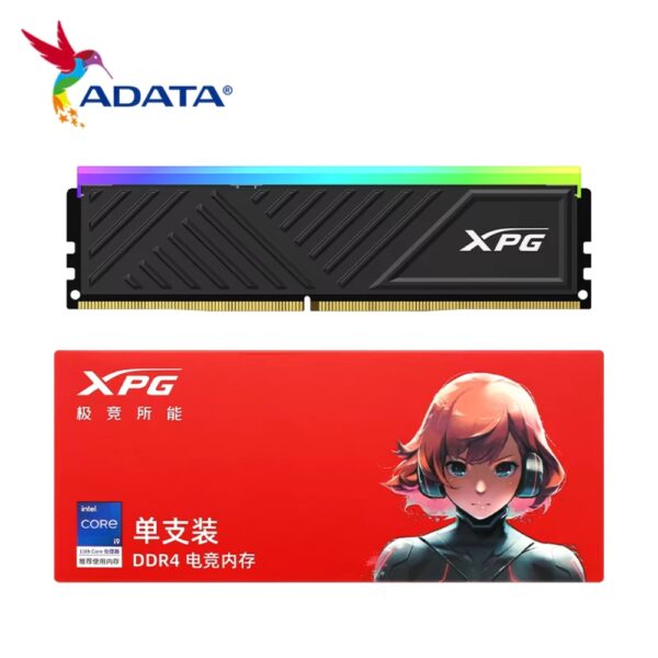 8GB DDR4 GAMiNG RAM 3600Mhz RGB XPG SPECTRIX D35G BLACK 101