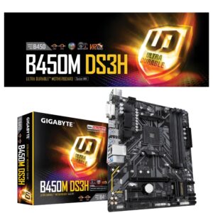 B450 AMACD RYZEN MOTHERBOARD GiGABYTE B450M DS3H MICRO ATX 101