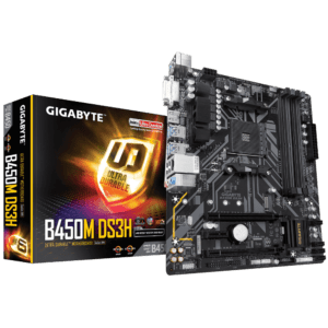 B450 AMD RYZEN MOTHERBOARD GiGABYTE B450M DS3H MICRO ATX