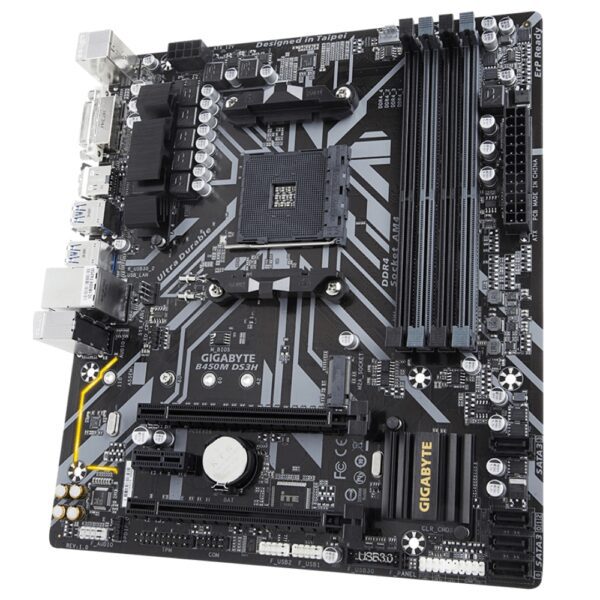 B450 AMD RYZEN MOTHERBOARD GiGABYTE B450M DS3H MICRO ATX 4