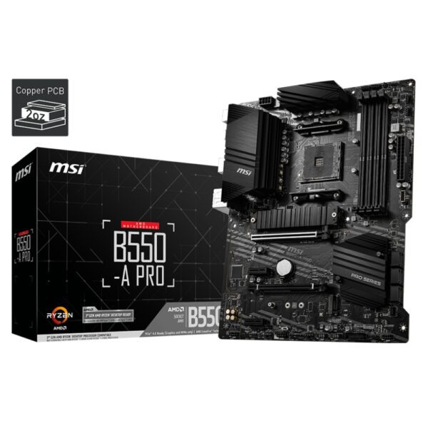 B550 AMD RYZEN MoTHERBOARD MSI B550M-A PRO AM4 FULL ATX 107