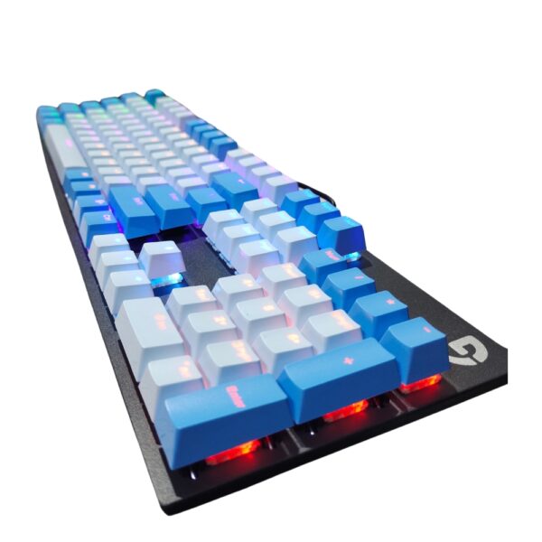 FUHLEN K1 RGB MECHANiCAL GAMiNG KEYBOARd BLUE EDiTiON WiTH BLUE Cherry MX 104