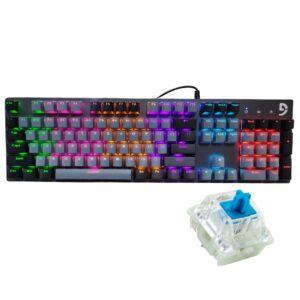 FUHLEN K1 RGB MECHANiCAL GAMiNG KEYBOARd WiTH BLUE Cherry MX 10