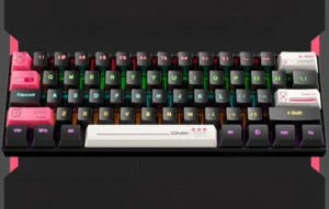 ONiKUMA G55 RGB MECHANiCAL GAMiNG KEYBOARD BLACK BROWN SWiTCH