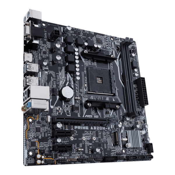 RYZEN MoTHERBOARD ASUS PRiME A320M-K MICRO ATX (USED) 2