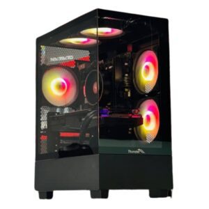 THUNDER BLACK FOX RGB GAMiNG CASE TGC-747 WiTH 3X ARGB FAN 4