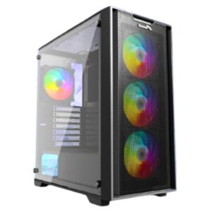 THUNDER NITRO RGB GAMiNG CASE TGC-648 ATX WiTH 3X RGB FAN 4