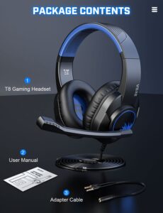 EKSA T8 GAMiNG HEADPHONE NOiCE CANCELiNG MiC SURROUND SOUND 102