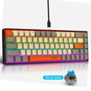 HXSJ K88 RGB MECHANiCAL GAMiNG KEYBOARD WiTH 68 BLUE SWiTCH 103