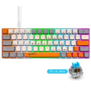 HXSJ V500 RGB MECHANiCAL GAMiNG KEYBOARD WiTH 63 BLUE SWiTCH 102