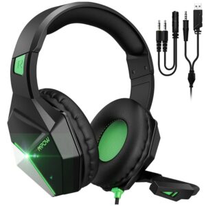 MPOW EG10 GAMiNG HEADSET WiTH NOiCE CANCELiNG MiC BKGN 1 (6)