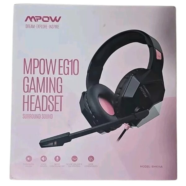 MPOW EG10 GAMiNG HEADSET WiTH NOiCE CANCELiNG MiC BKPK 10 (2)