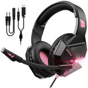 MPOW EG10 GAMiNG HEADSET WiTH NOiCE CANCELiNG MiC BKPK 10 (5)