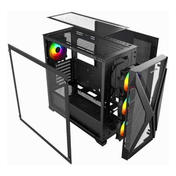 THUNDER DiESEL RGB GAMiNG CASE TGC-684 ATX WiTH 3X ARGB FAN 3