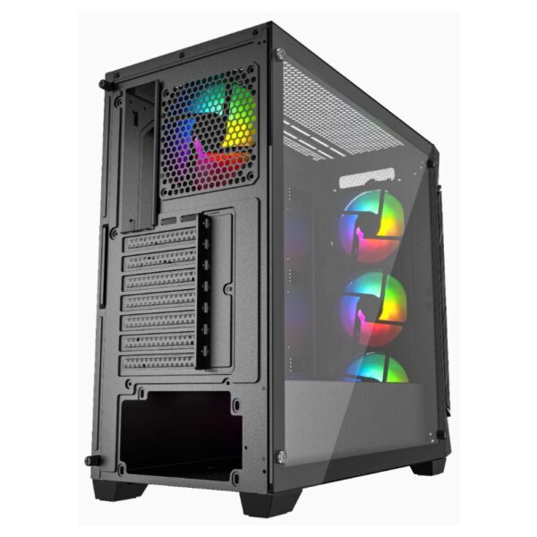 THUNDER DiESEL RGB GAMiNG CASE TGC-684 ATX WiTH 3X ARGB FAN 4