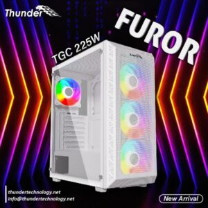 THUNDER FUROR RGB GAMiNG CASE TGC-225W ATX WiTH 3X ARGB FAN 1