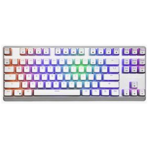 MODECOM VOLCANO RGB GAMiNG MECHANiCAL KEYBOARD LANPARTY WHT 6